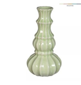 delphi Vaas Delphi Ø9xH16,9cm linde groen