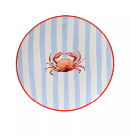 KITCHEN GOODS & MORE Ontbijtbord Krab porselein Ø19,4xH2cm