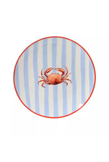 KITCHEN GOODS & MORE Ontbijtbord Krab porselein Ø19,4xH2cm