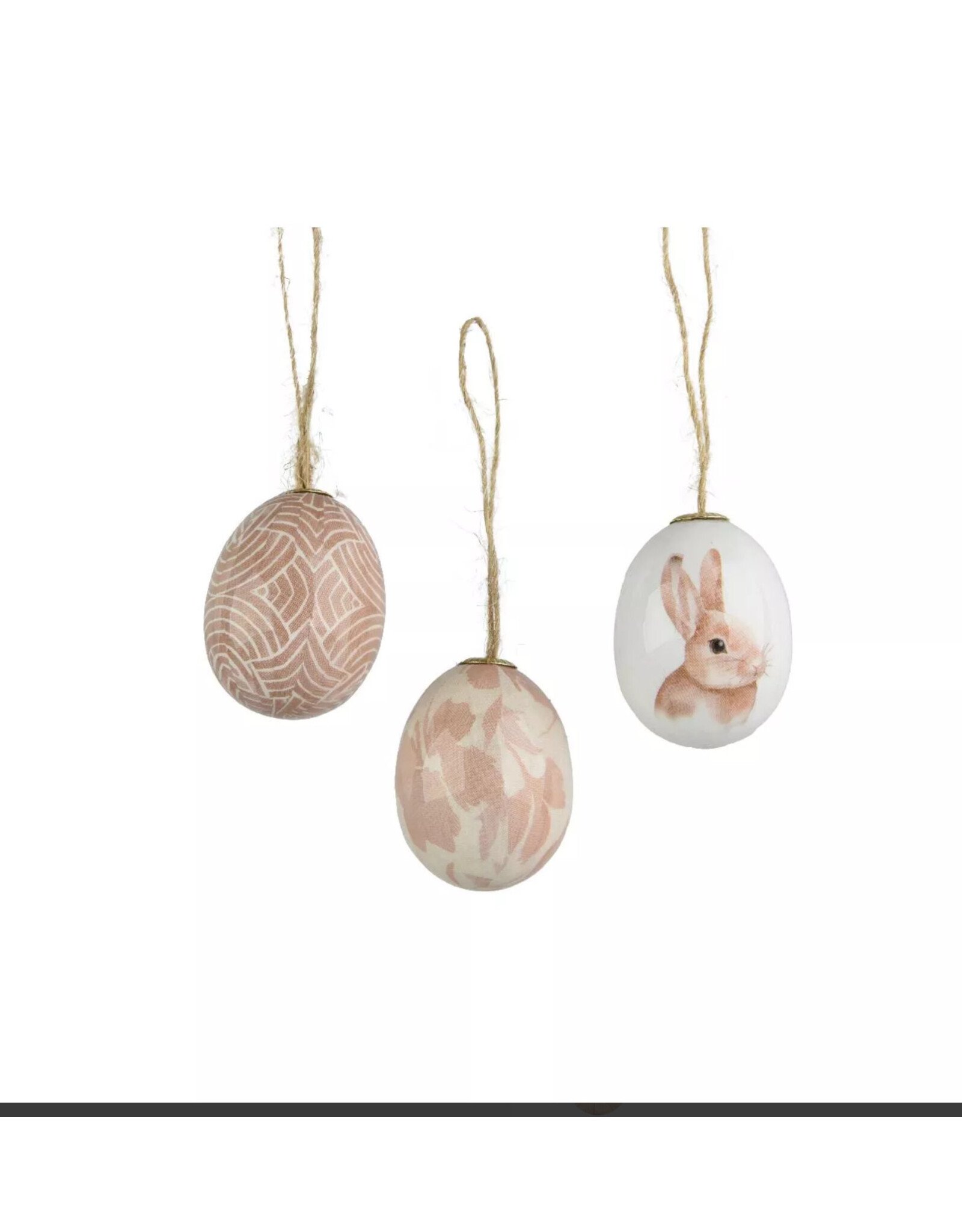 Decoris Hangdecoratie Ei foam Ø4xH6cm