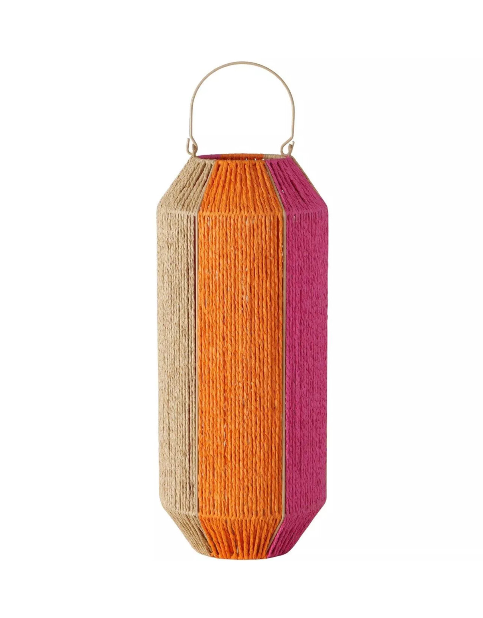 Boltze Home Boltze Home Windlicht roze/oranje H50cm