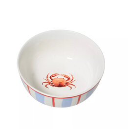 Schaal Krab porselein Ø14xH6,3cm
