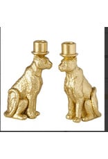 Boltze Home Boltze Home Kandelaar Luipaard H17,7cm