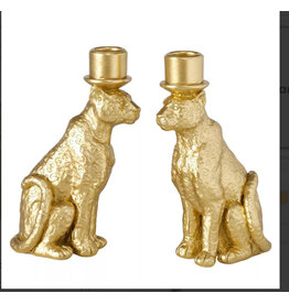 Boltze Home Boltze Home Kandelaar Luipaard H17,7cm