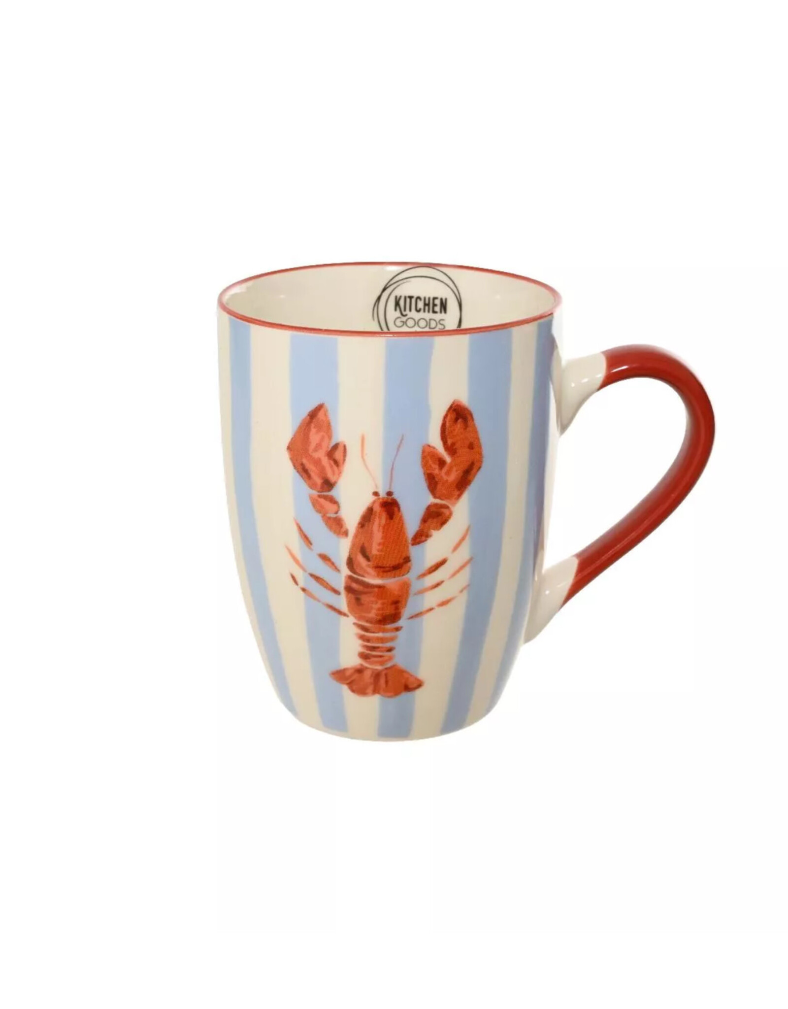 Mok Kreeft porselein 11,7x8x10,3cm
