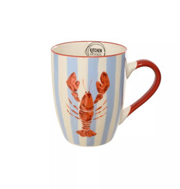 Mok Kreeft porselein 11,7x8x10,3cm