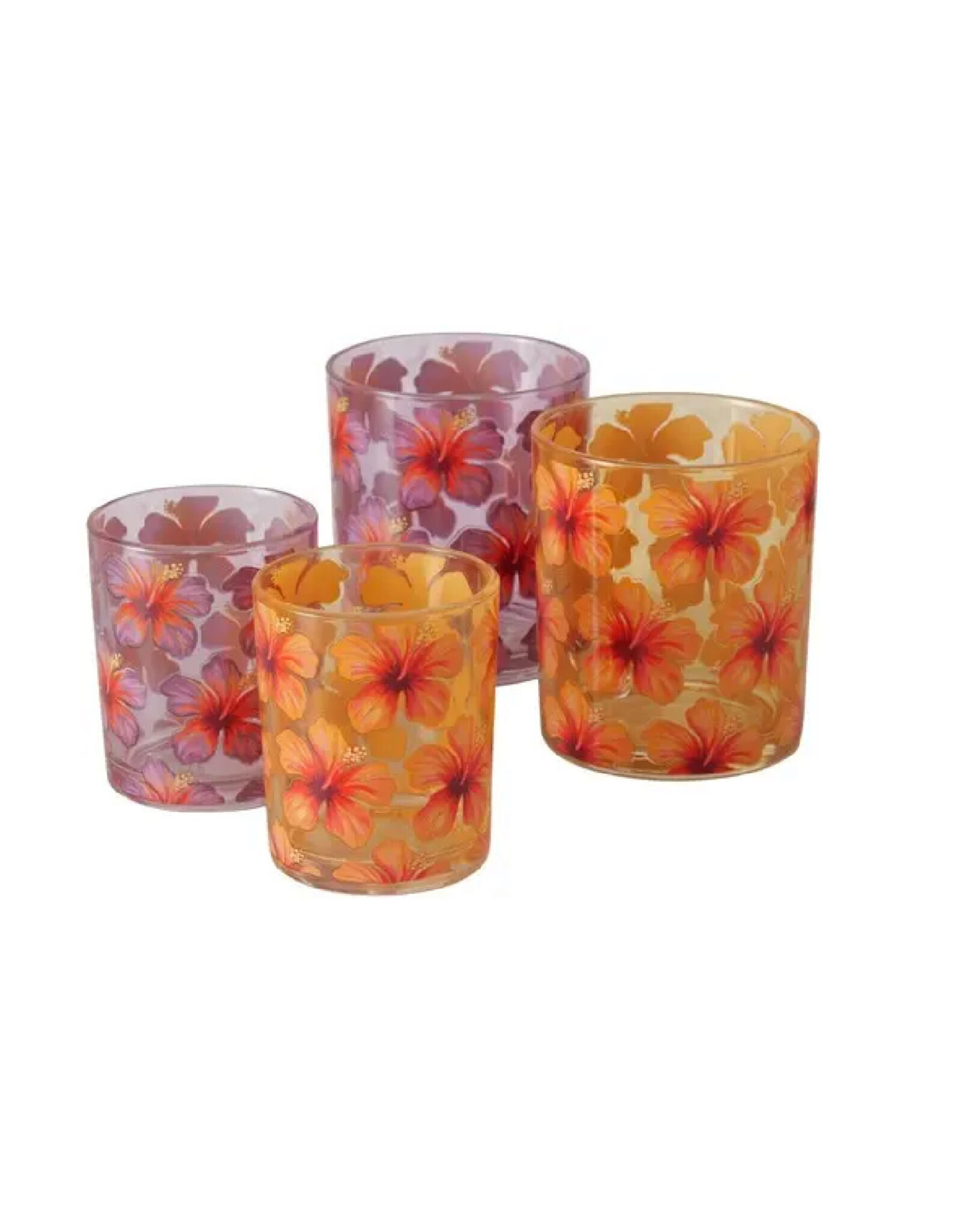 Boltze Home Boltze Home Windlicht Hibiscus 2-dlg