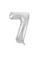 FIESTA Ballon 7 zilver 41 cm