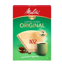 MELITTA Melitta koffiefilters 102 80 stuks bruin