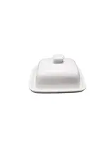 Botervloot porselein 10x7.5x5 cm wit