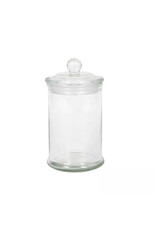 Voorraadpot glas knop Ø8x14,5cm