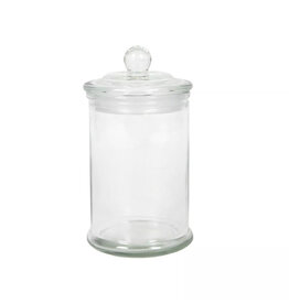 Voorraadpot glas knop Ø8x14,5cm