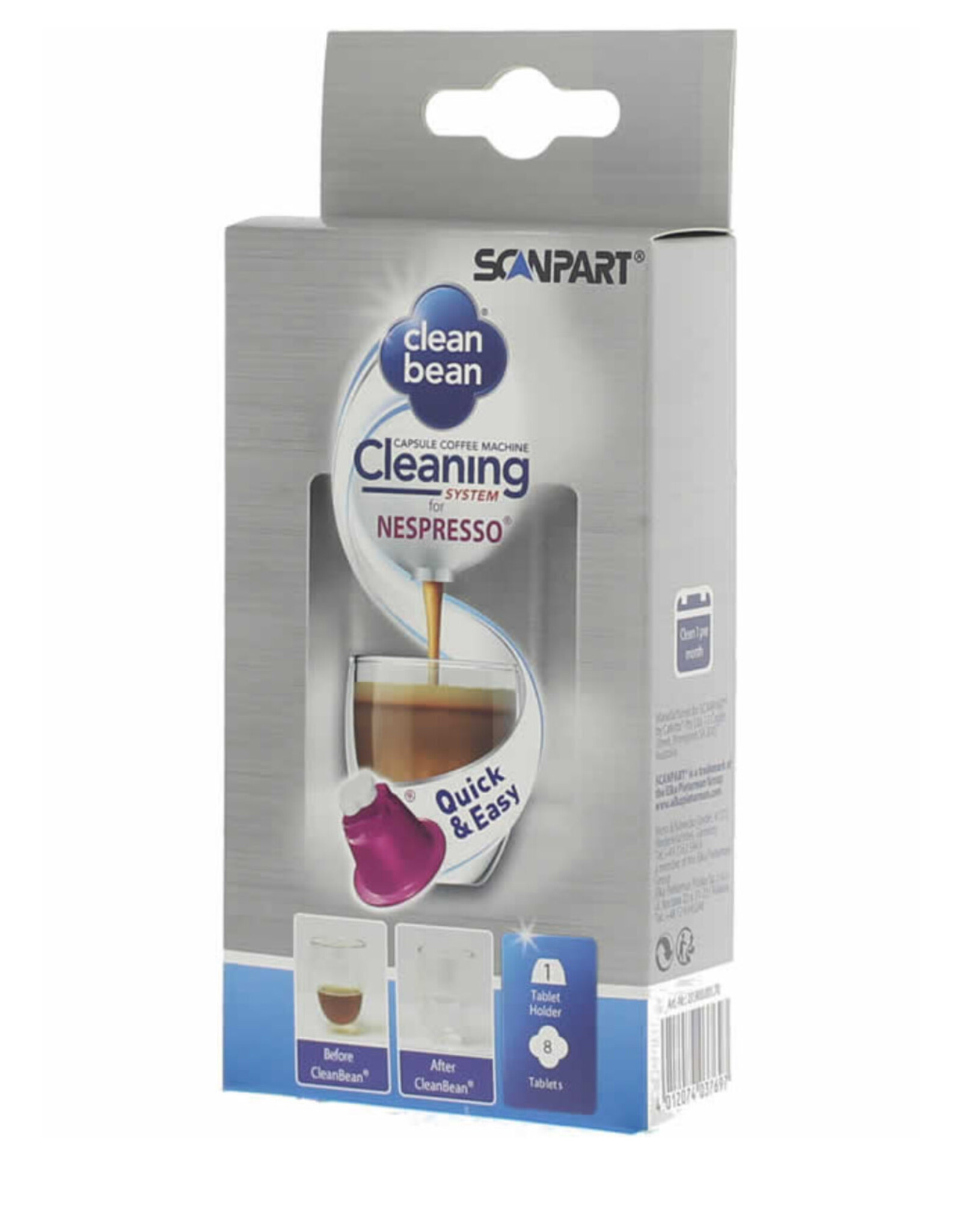 SCANPART SCANPART CleanBean Reinigingsset voor Nespresso