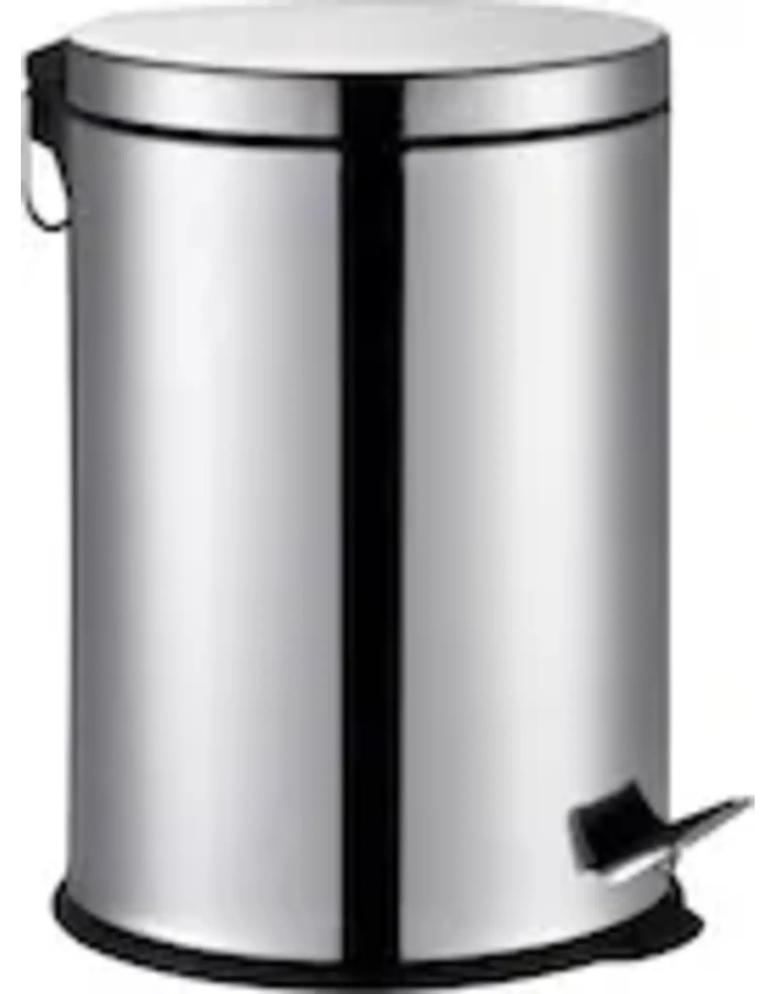 MERKLOOS Pedaalemmer, roestvrij staal, Ø 29,2 cm, 20 L, zilver