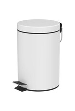 TARRINGTON HOUSE Tarrington House Pedaalemmer, metaal, Ø 20.5 x 27.5 cm, rond, 5 L, wit