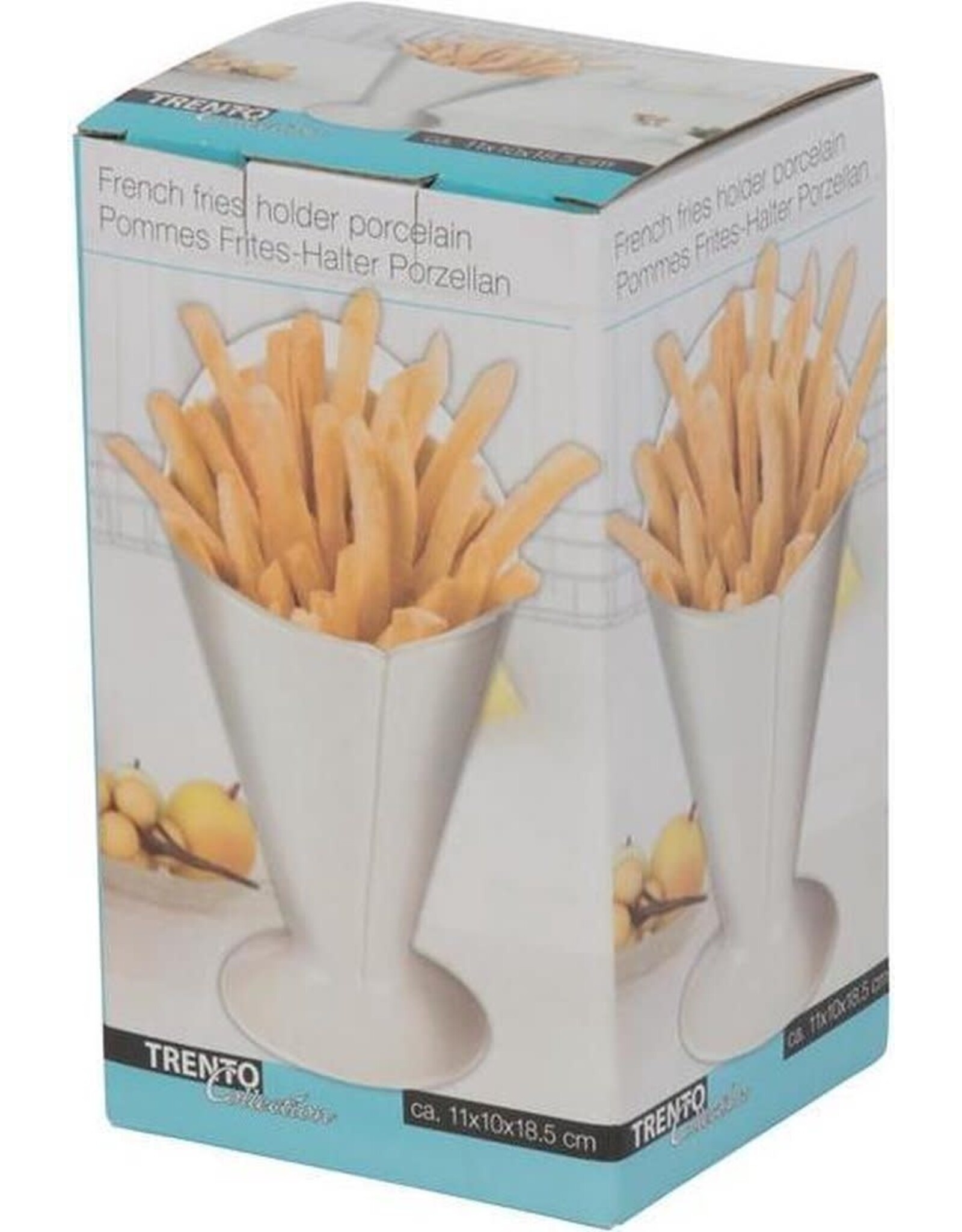 trento Frietzak porselein - patat - bakje
