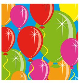 FOLAT Servetten balloons - 25 x 25 cm - 20 stuks