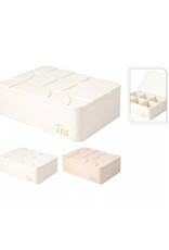 Theedoos 24 x 16,5 cm houten