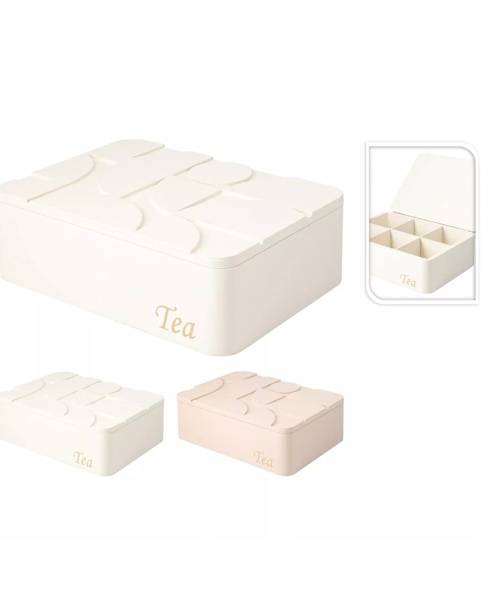 Theedoos 24 x 16,5 cm houten