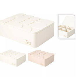 Theedoos 24 x 16,5 cm houten