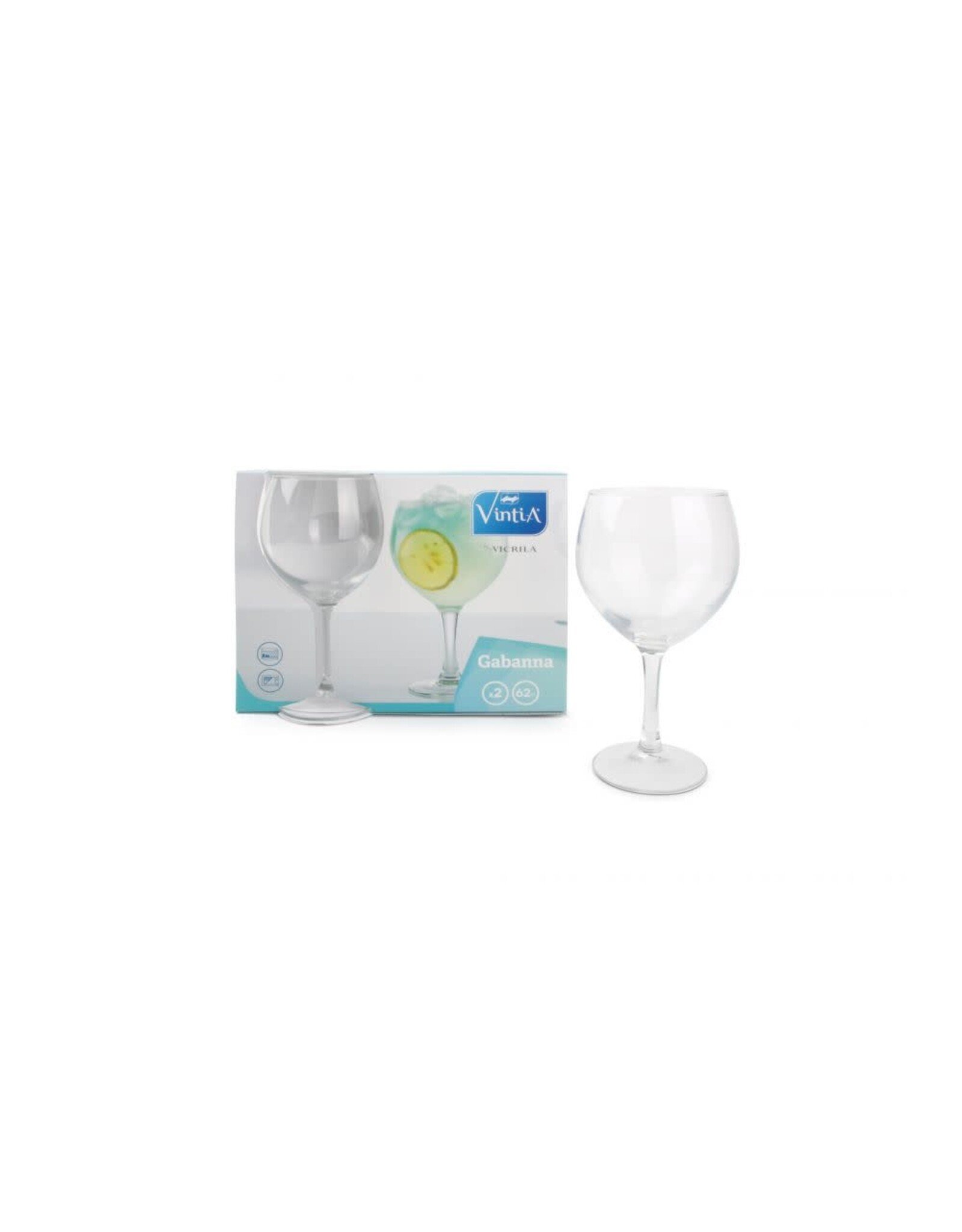 Vintia Gabanna Gin Tonic Glazen Set 2 Stuks