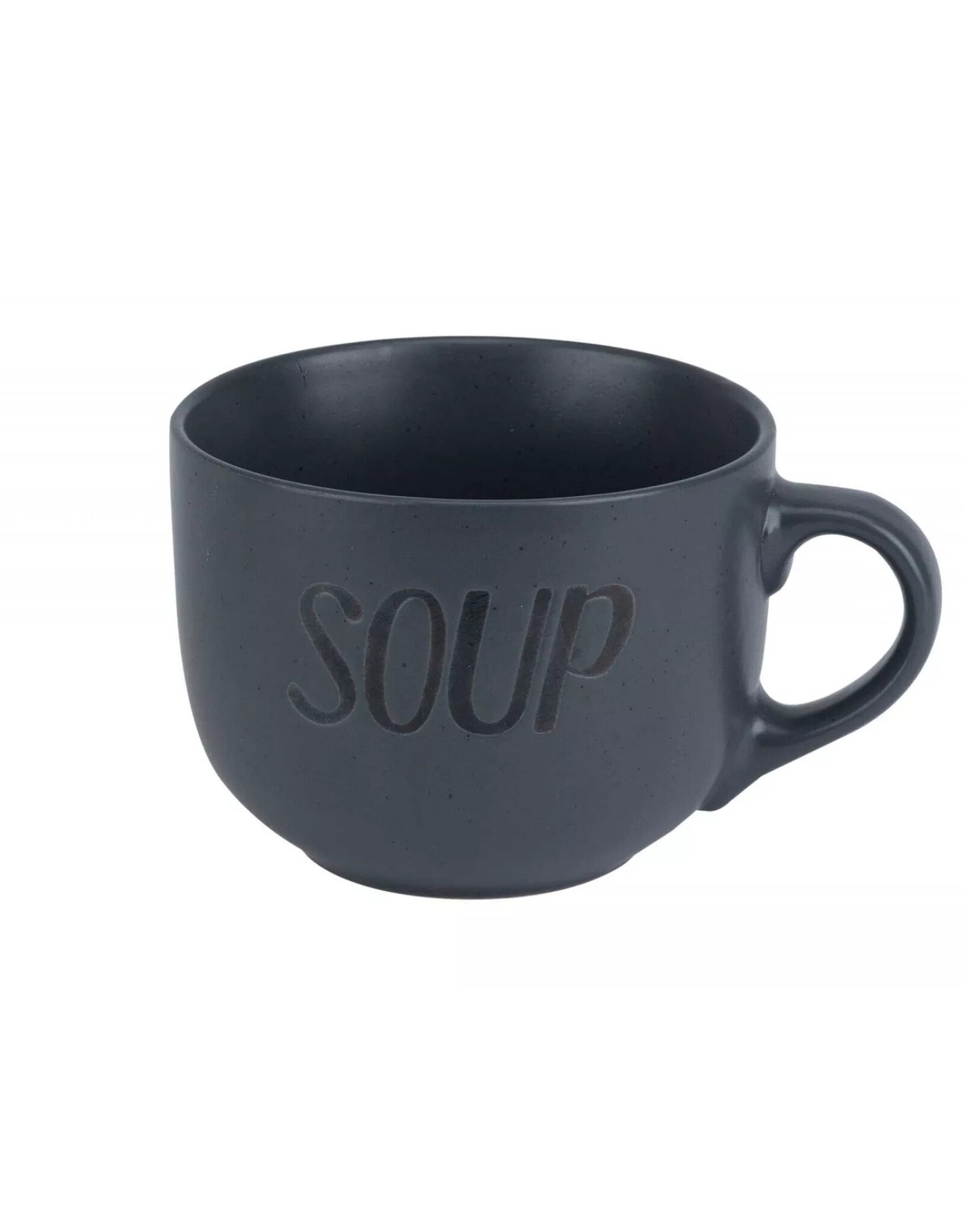 COSY & TRENDY Soepkom SOUP met oor donker grijs