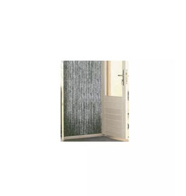 WICOTEX Kattenstaartgordijn 90x220 zwart/wit/gri