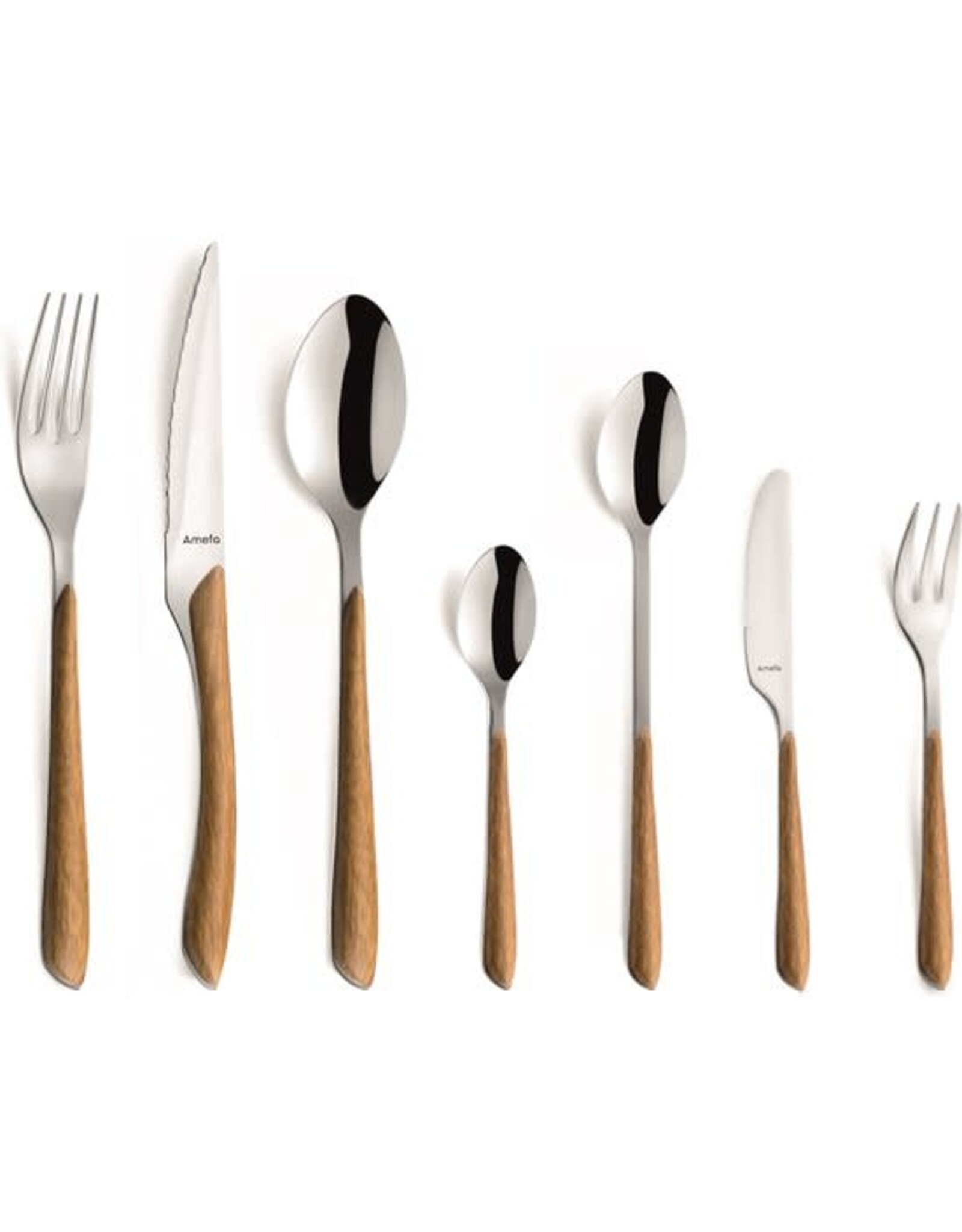 AMEFA Amefa 26-delige Bestekset Eclat All You Need natuurlijk hout
