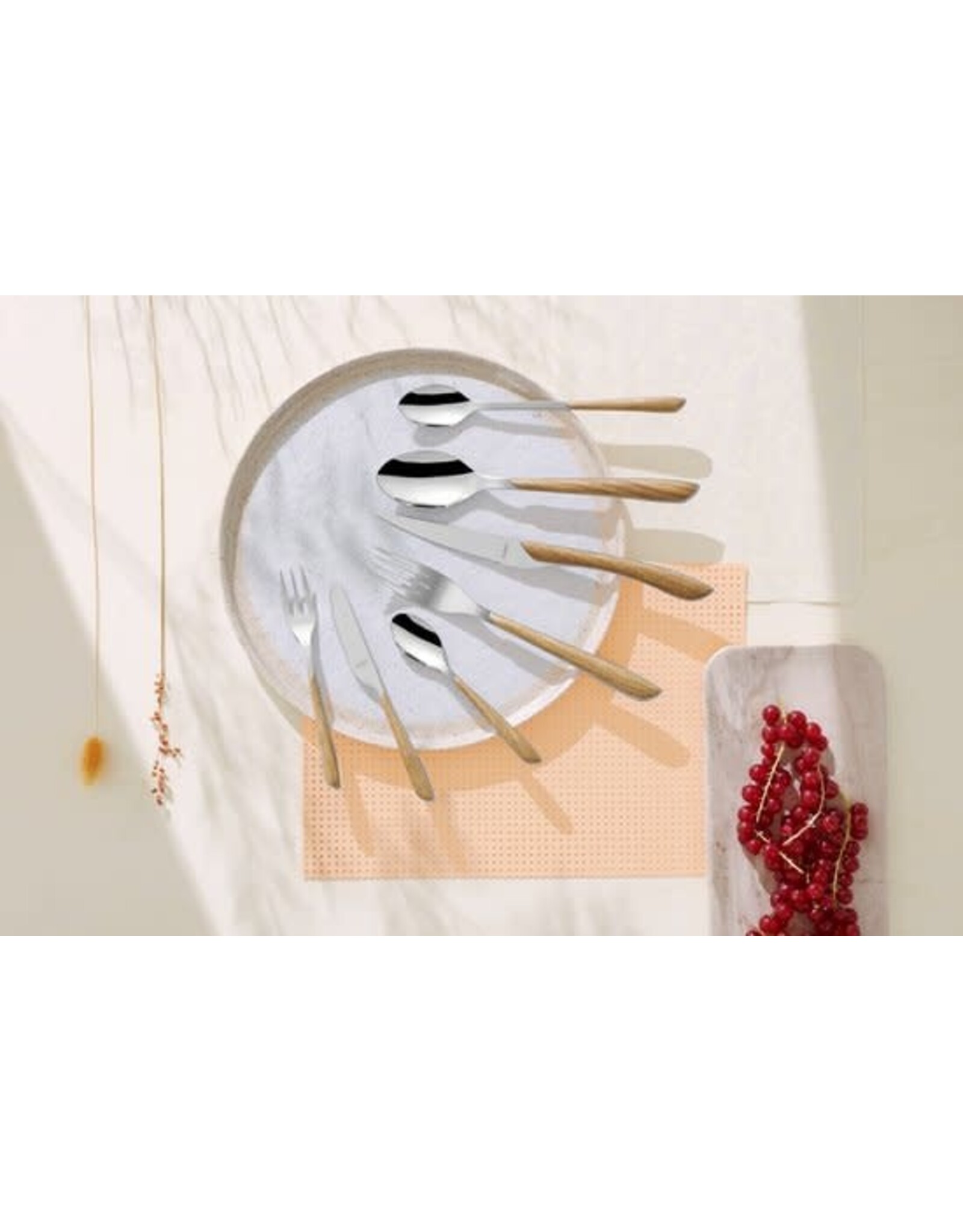 AMEFA Amefa 26-delige Bestekset Eclat All You Need natuurlijk hout