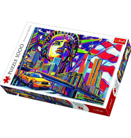 Puzzel 1000 pcs - Kleuren van New York