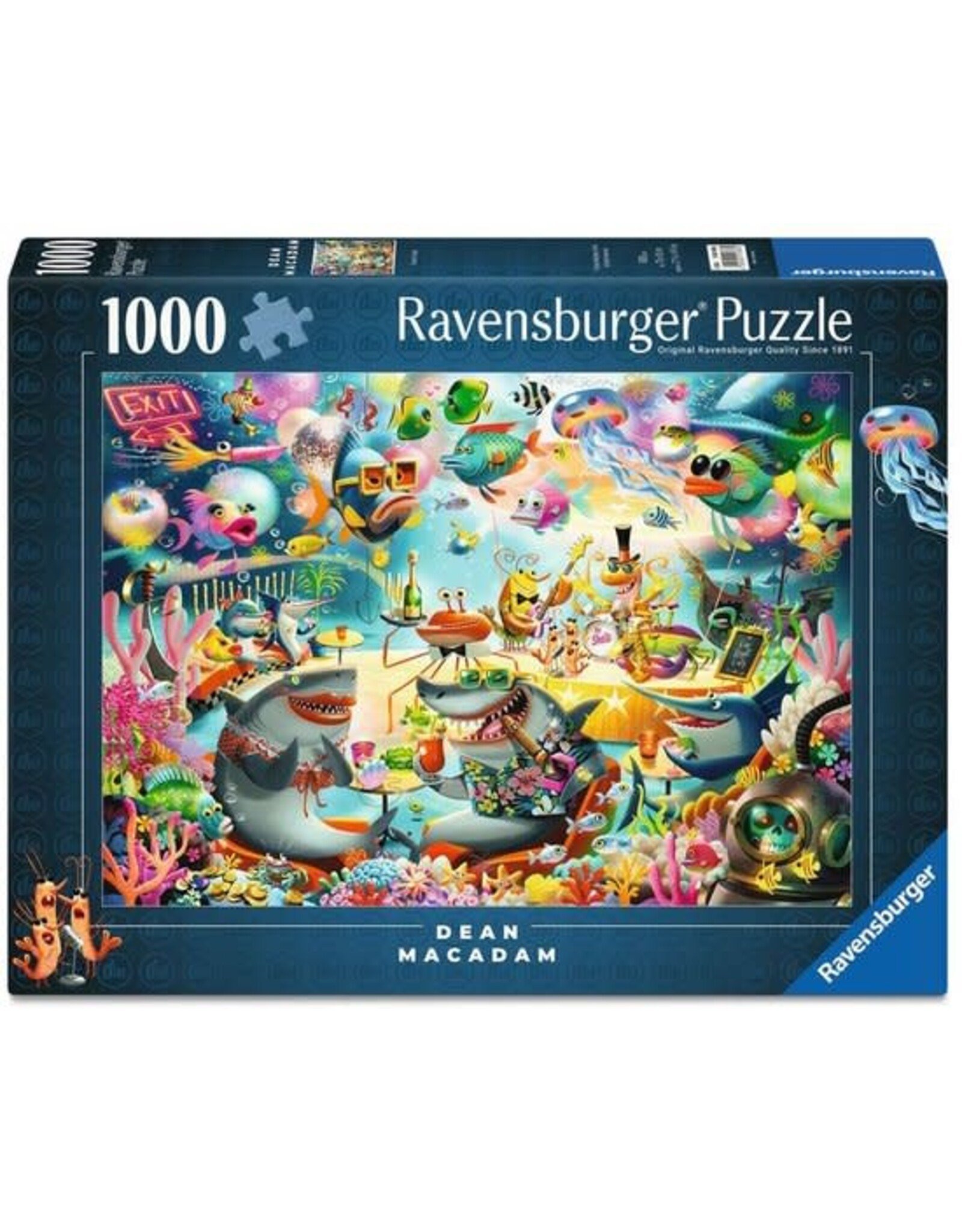 RAVENSBURGER Ravensburger – Ocean Lounge – Legpuzzel – 1000 Stukjes