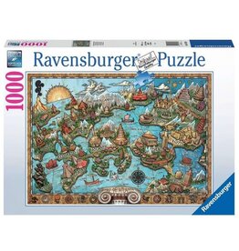 RAVENSBURGER Ravensburger puzzel Geheimzinnig Atlantis - Legpuzzel - 1000 stukjes