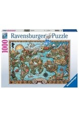 RAVENSBURGER Ravensburger puzzel Geheimzinnig Atlantis - Legpuzzel - 1000 stukjes