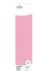 Haza Lichtroze Crepe Papier 2,5m