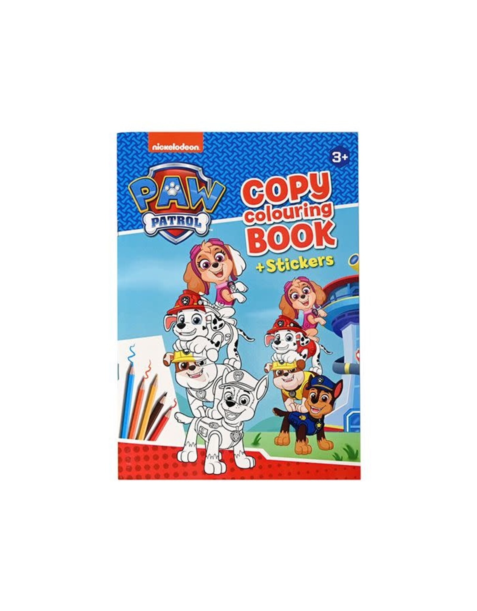 NICKELODEON Paw patrol kleurboek met stickers