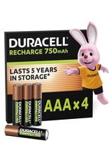 DURACELL Duracell Oplaadbare AAA batterijen - 750 mAh NiMH - 4 stuks