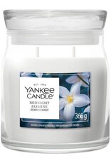 Yankee Candle Yankee Candle - Midnight Jasmine Medium Geurkaars - 50 branduren - 2 lonten