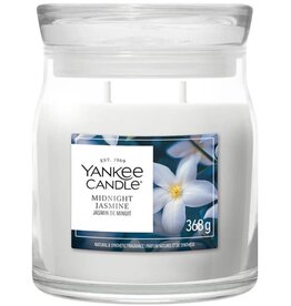 Yankee Candle Yankee Candle - Midnight Jasmine Medium Geurkaars - 50 branduren - 2 lonten