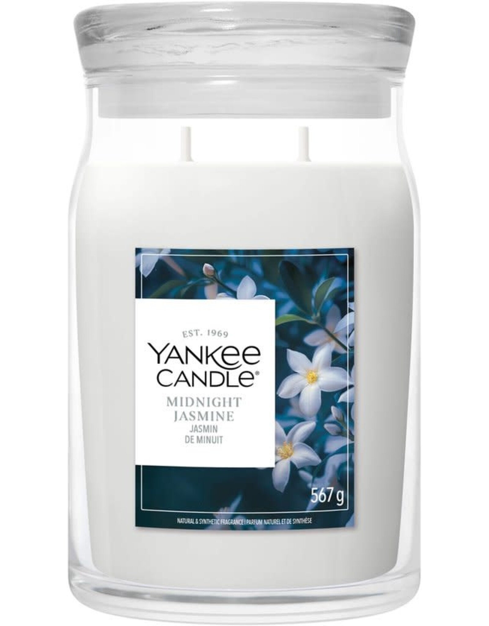 Yankee Candle Yankee Candle - Midnight Jasmine Large Jar Geurkaars - 90 branduren - twee lonten