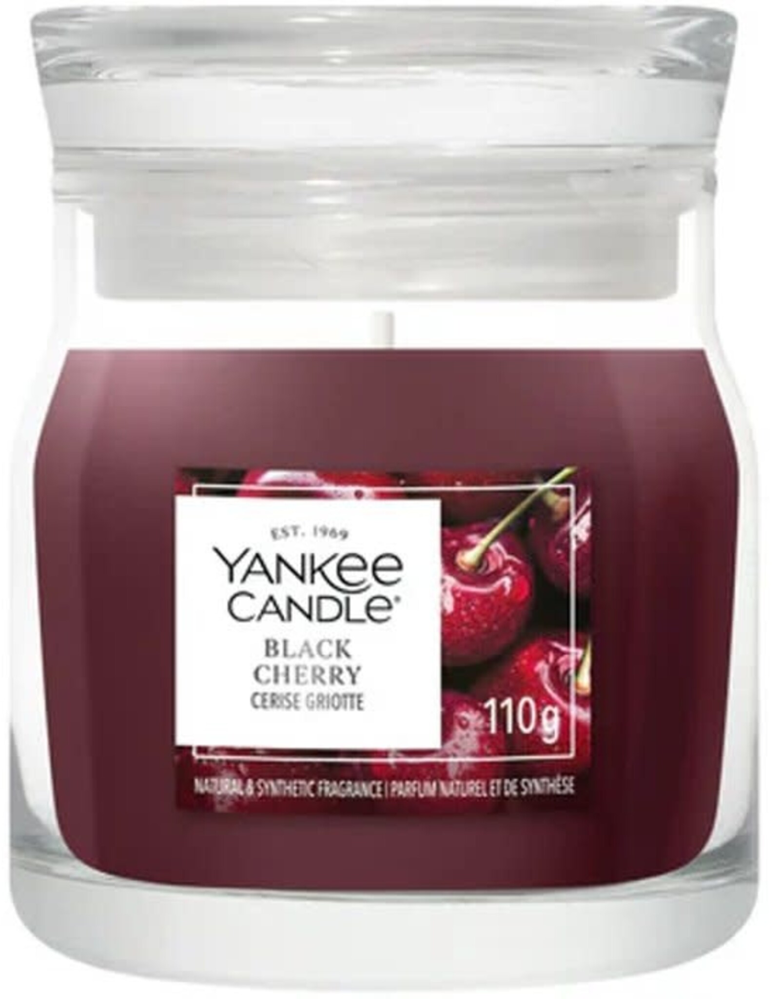 Yankee Candle Yankee Candle - Black Cherry Small Jar Geurkaars - tot 30 branduren