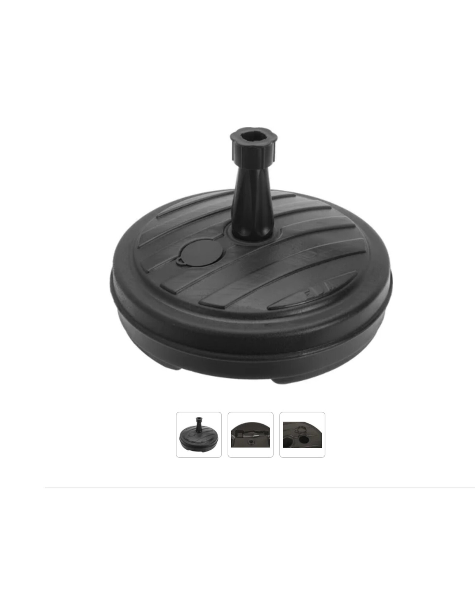 Parasolvoet grijs 0,8 kg D 43 H 13 cm