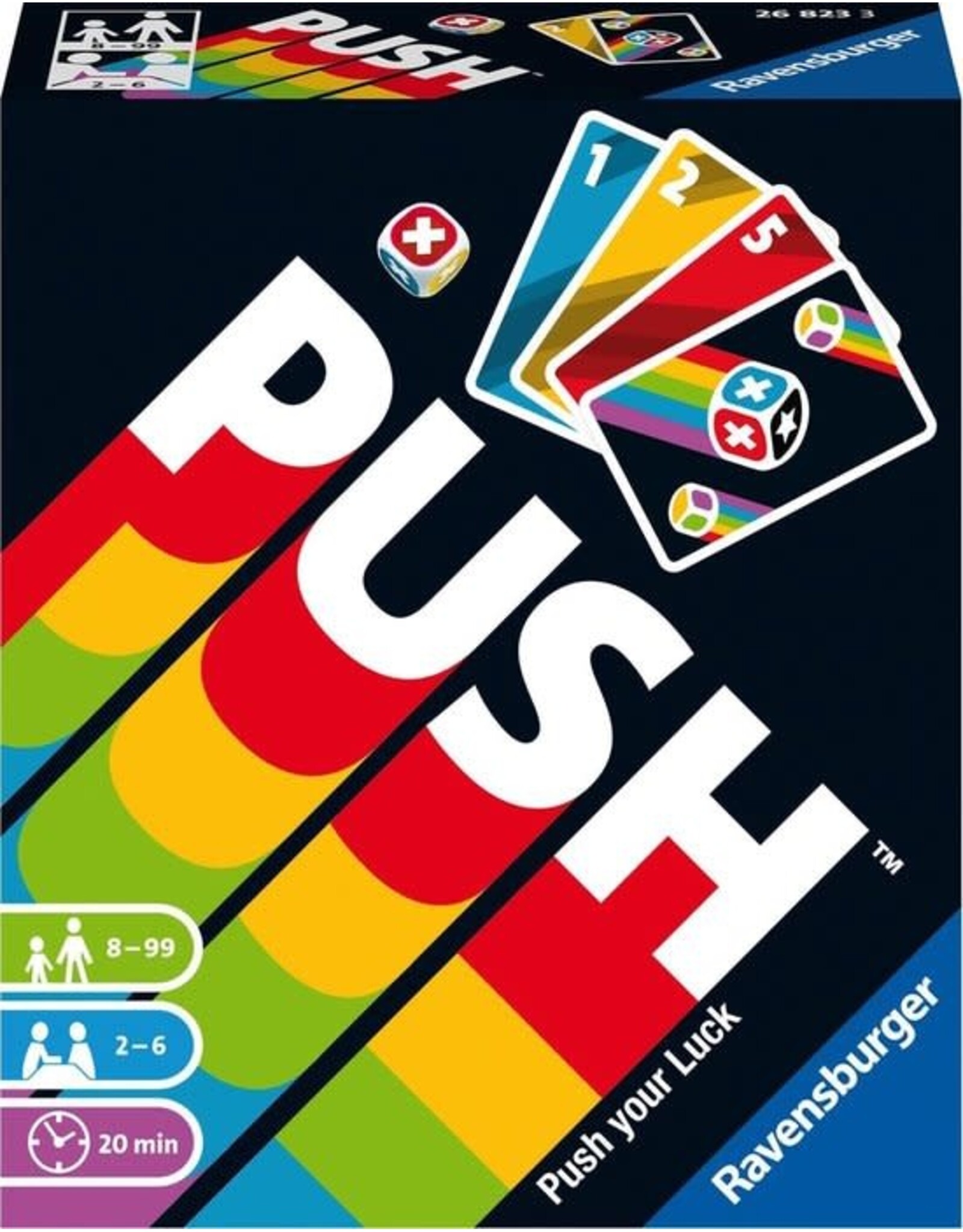 RAVENSBURGER Ravensburger Push - Dobbelsteenspel