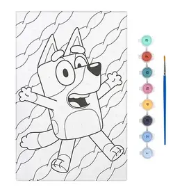 Bluey Bluey Schilderen op Nummer Canvas - 29,7 x 19,5 cm