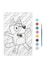 Bluey Bluey Schilderen op Nummer Canvas - 29,7 x 19,5 cm