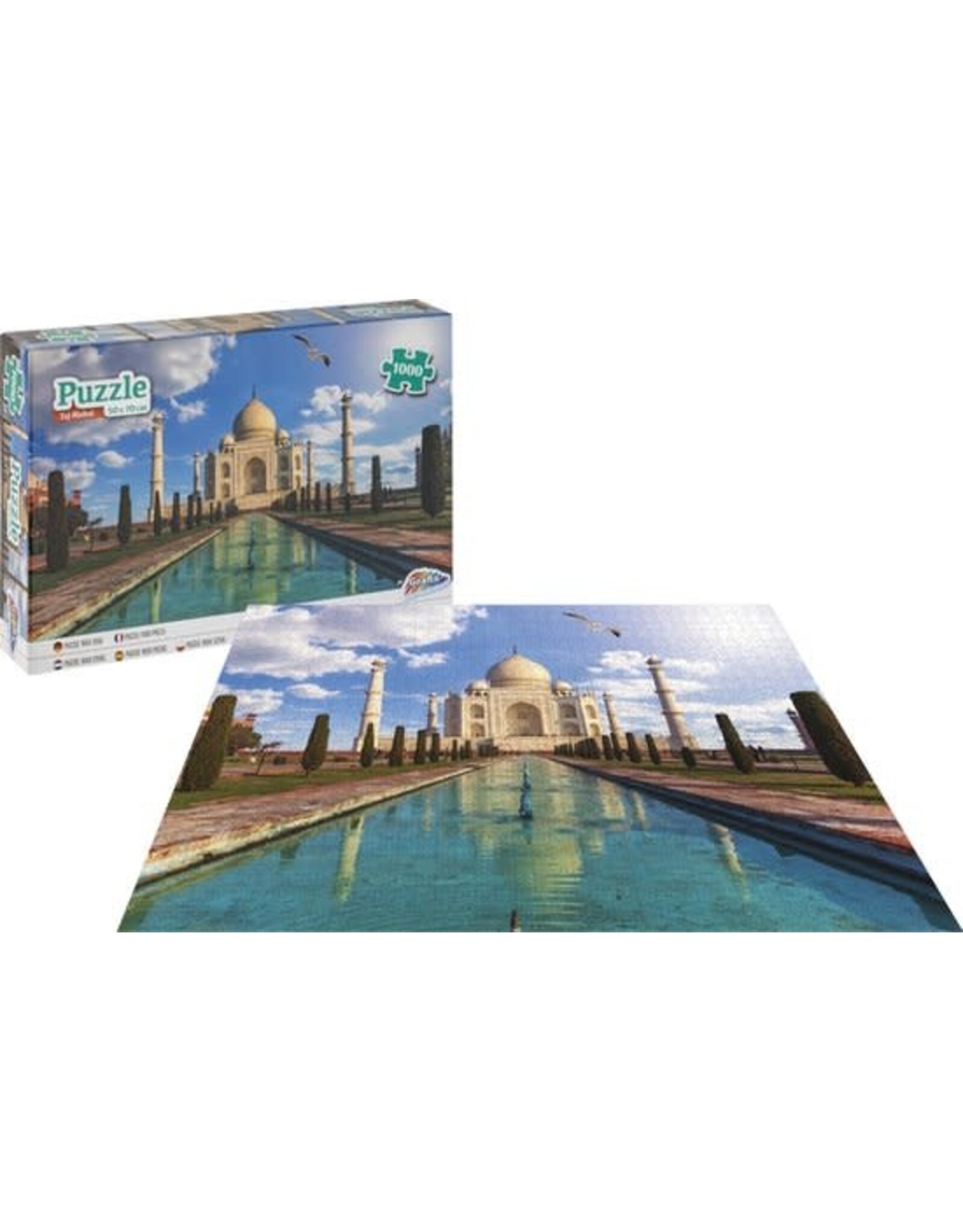 GRAFIX Grafix Puzzel 1000 stukjes volwassenen | Thema Taj Mahal