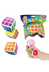 TOI TOYS Toi-Toys Fun Knijpkubus -Magische Puzzel- 6cm