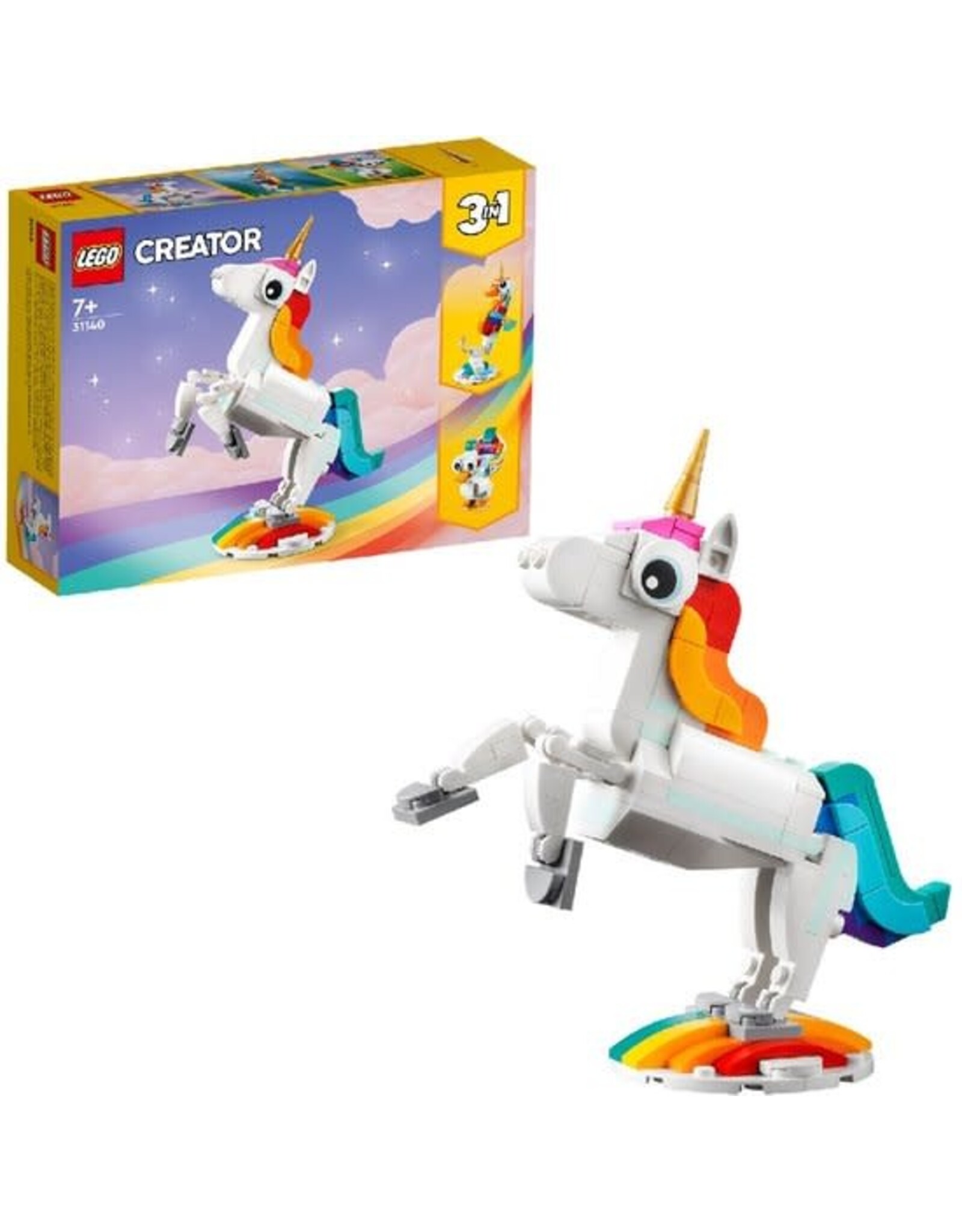 LEGO LEGO Creator 3in1 Magische Eenhoorn 31140