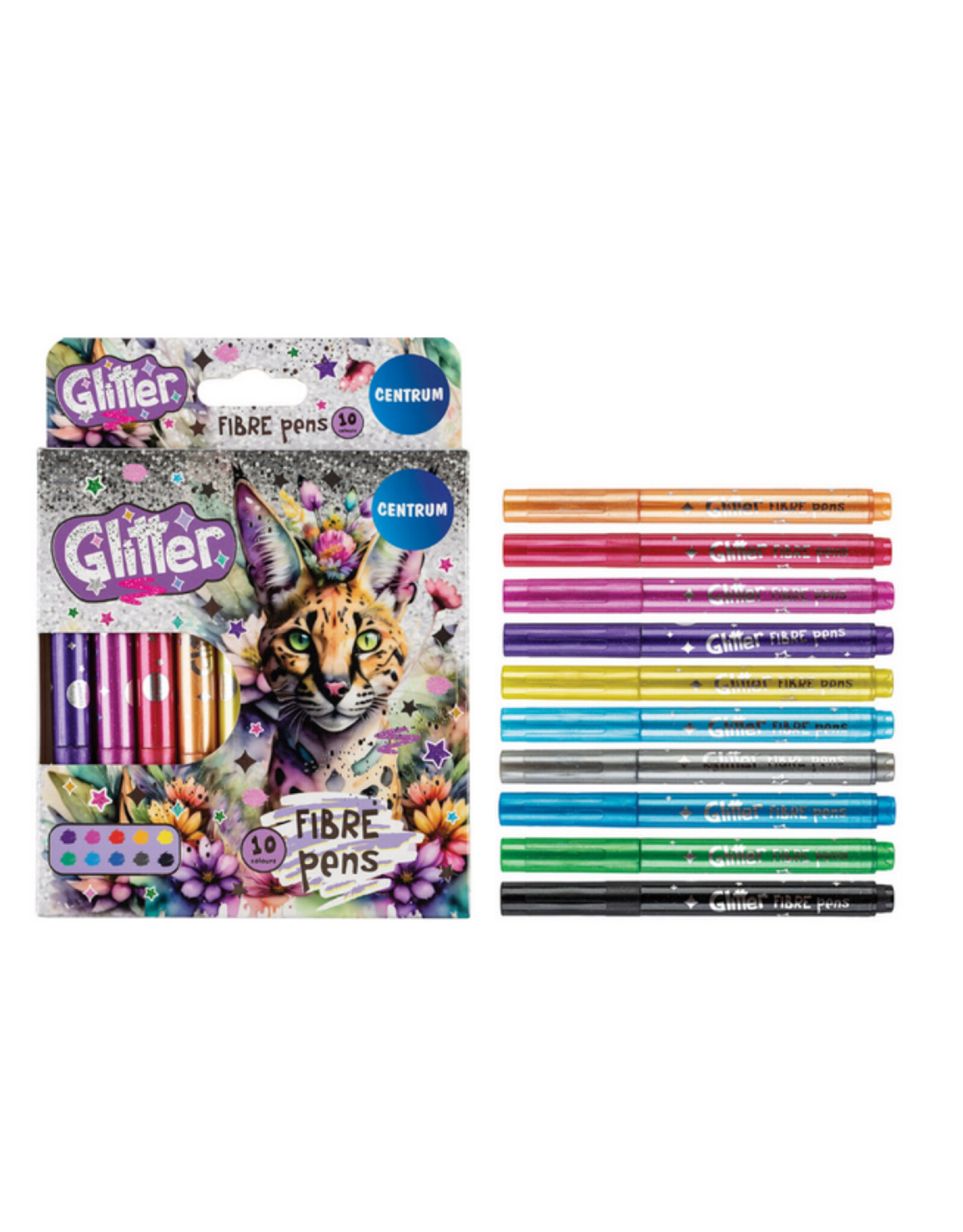 Centrum Centrum 10 glitter viltstiften