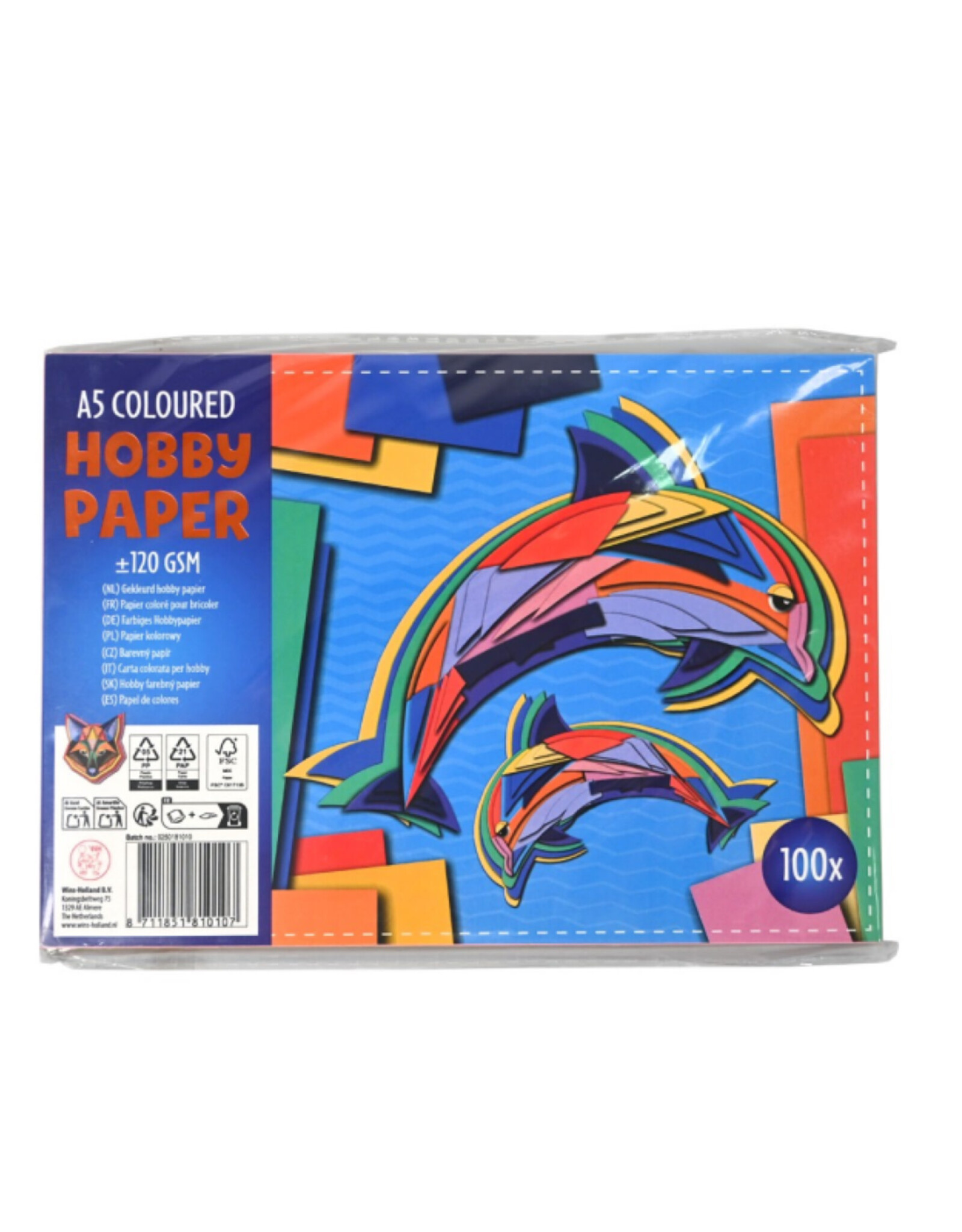 MERKLOOS 100 vel hobby papier A5 120 gram WH