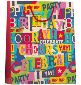 MERKLOOS Papieren cadeau tas L Bright Kraft